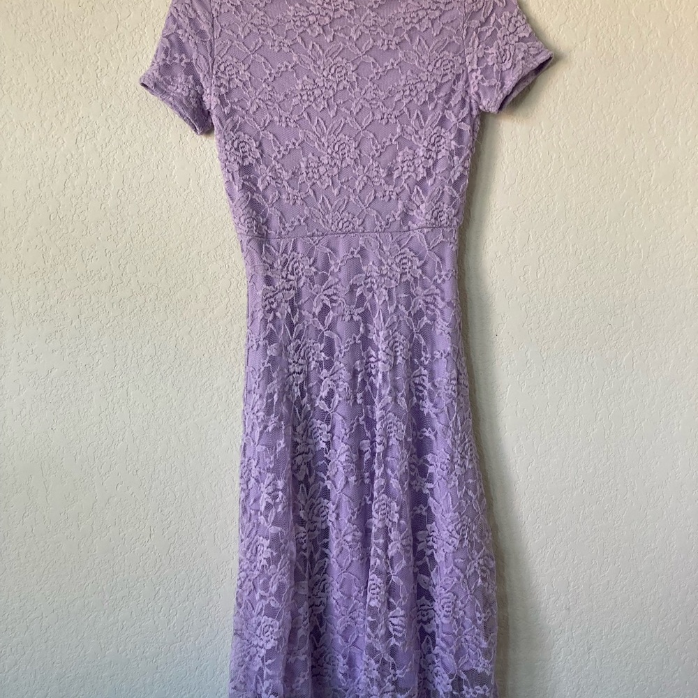 NeeSee’s Dress Boutique purple lace dress - Picture 3 of 5